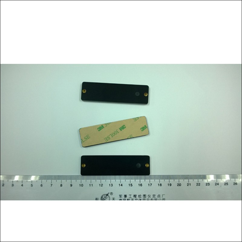 Targhetta metallica UHF FR-4 70*20 mm