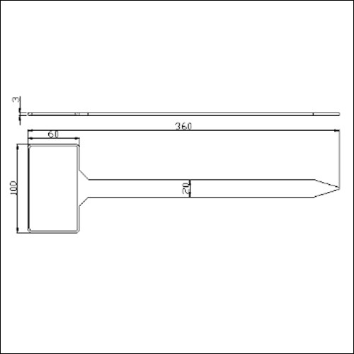 Etichetta per la selezione varietale degli alberi ISO-18000 6C