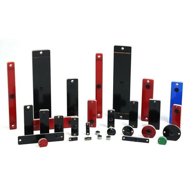 JT-K1207 12*7mm ISO18000-6C Gen2 UCODE 8 RFID su etichetta PCB in metallo