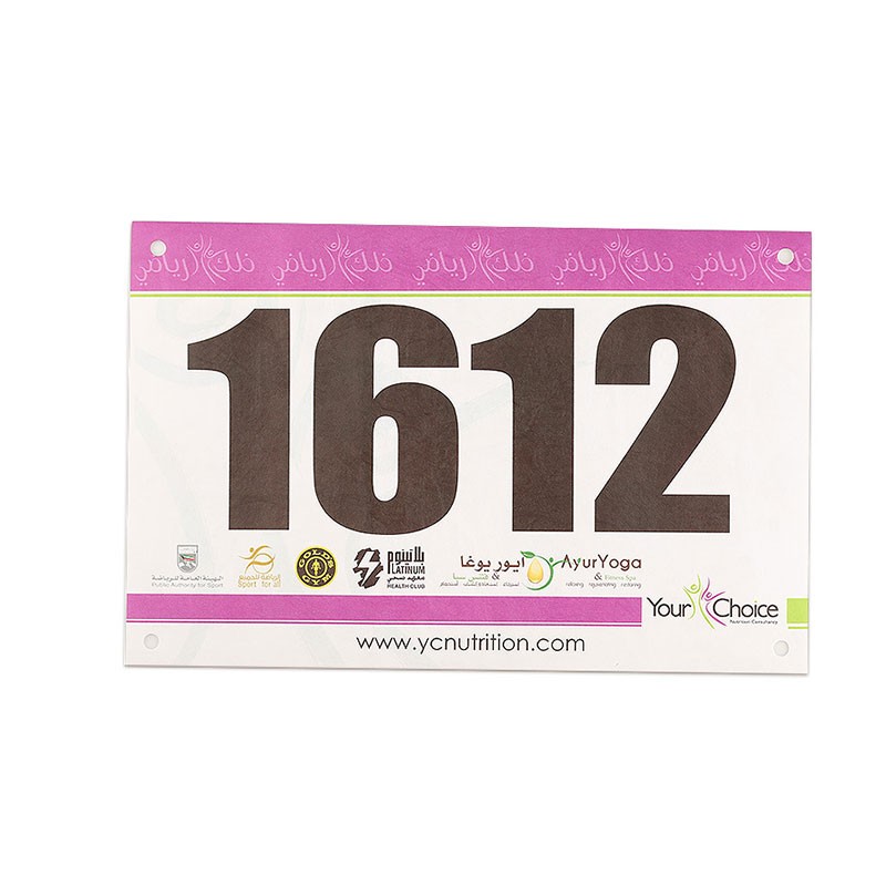 JT-240190 Tag RFID impermeabile Tyvek per gare di maratona 902-928 MHz