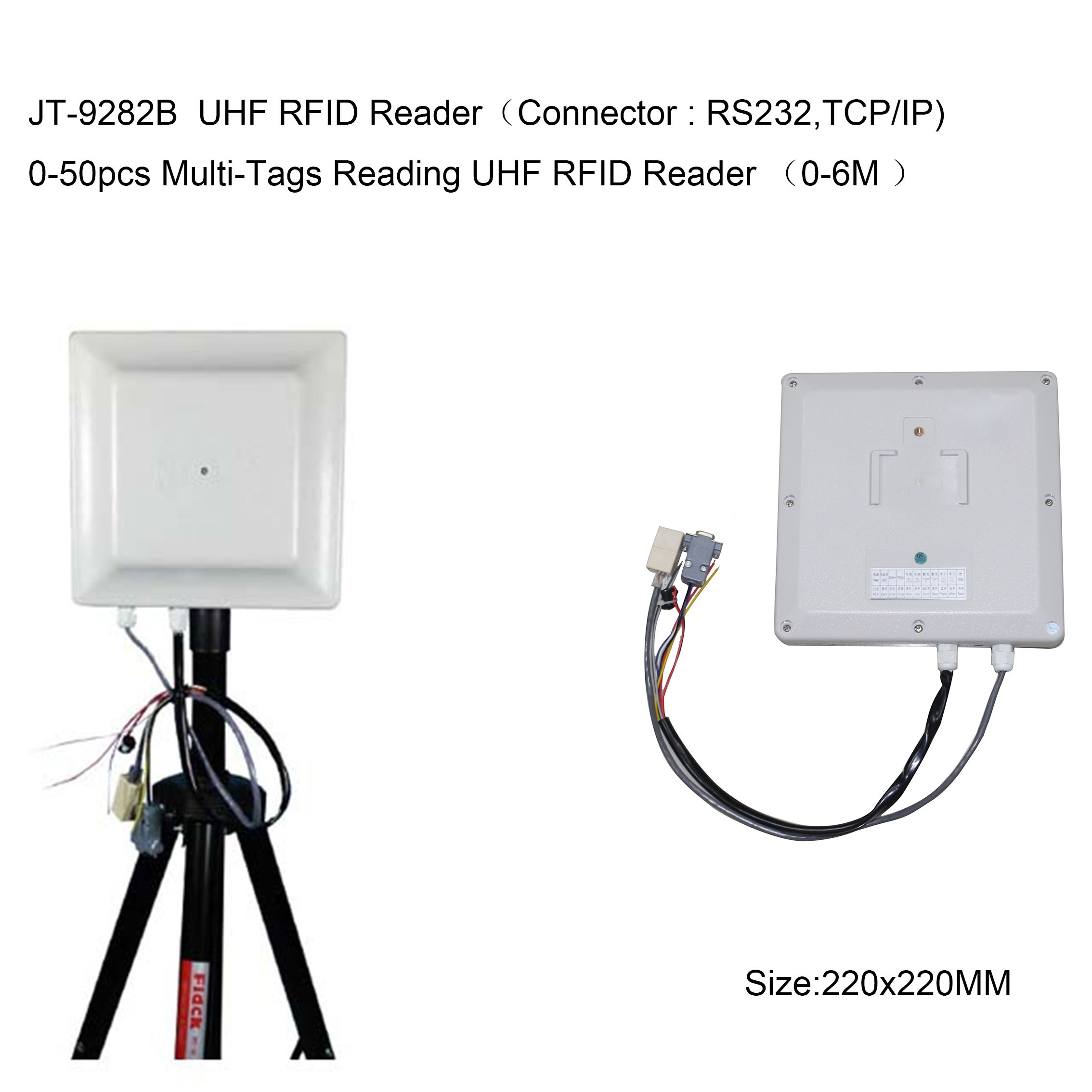 Lettore RFID UHF Impinj R2000 da 902-928 MHz con RS485 e TCP/IP.