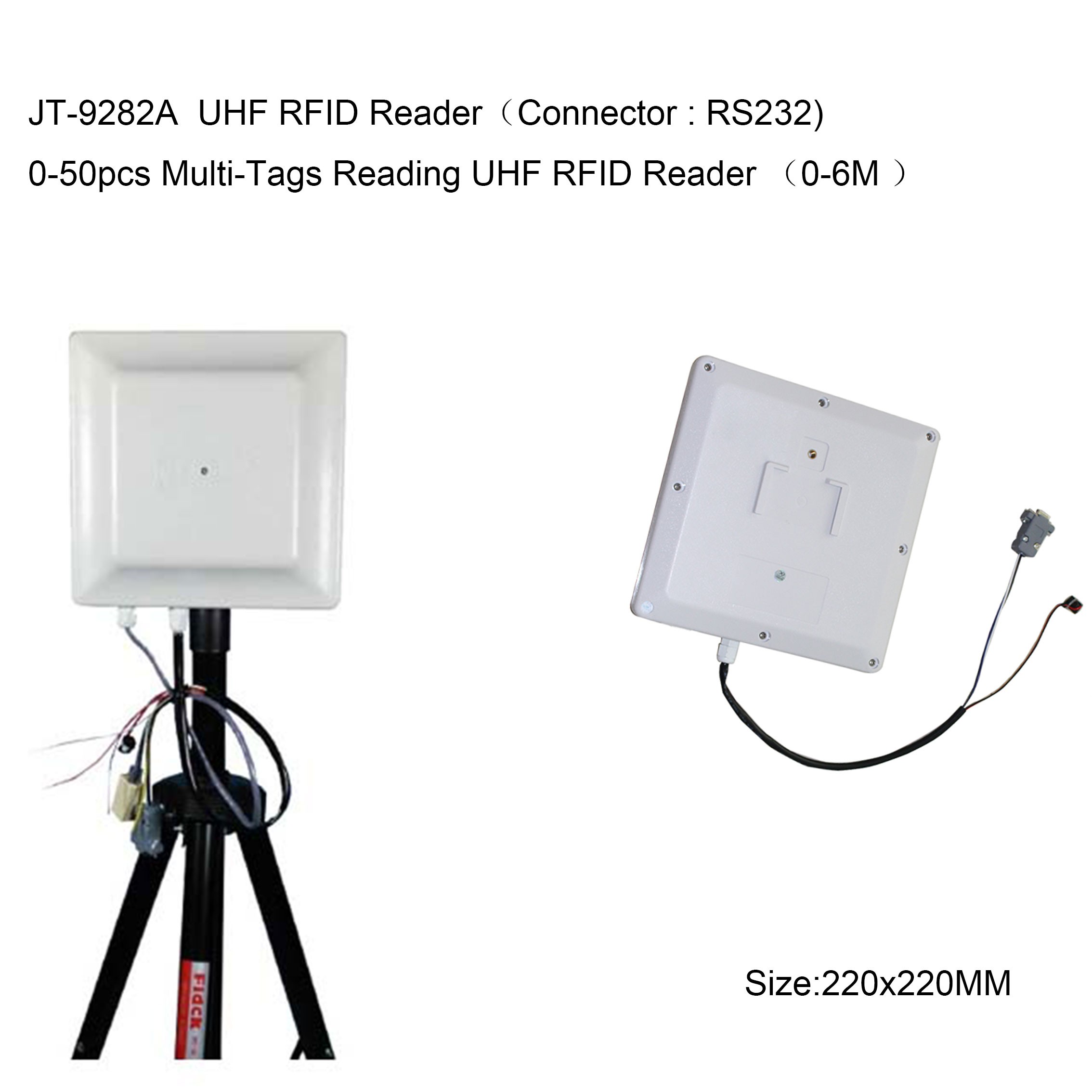 Lettore RFID UHF Impinj R2000 da 902-928 MHz con RS485 e TCP/IP.