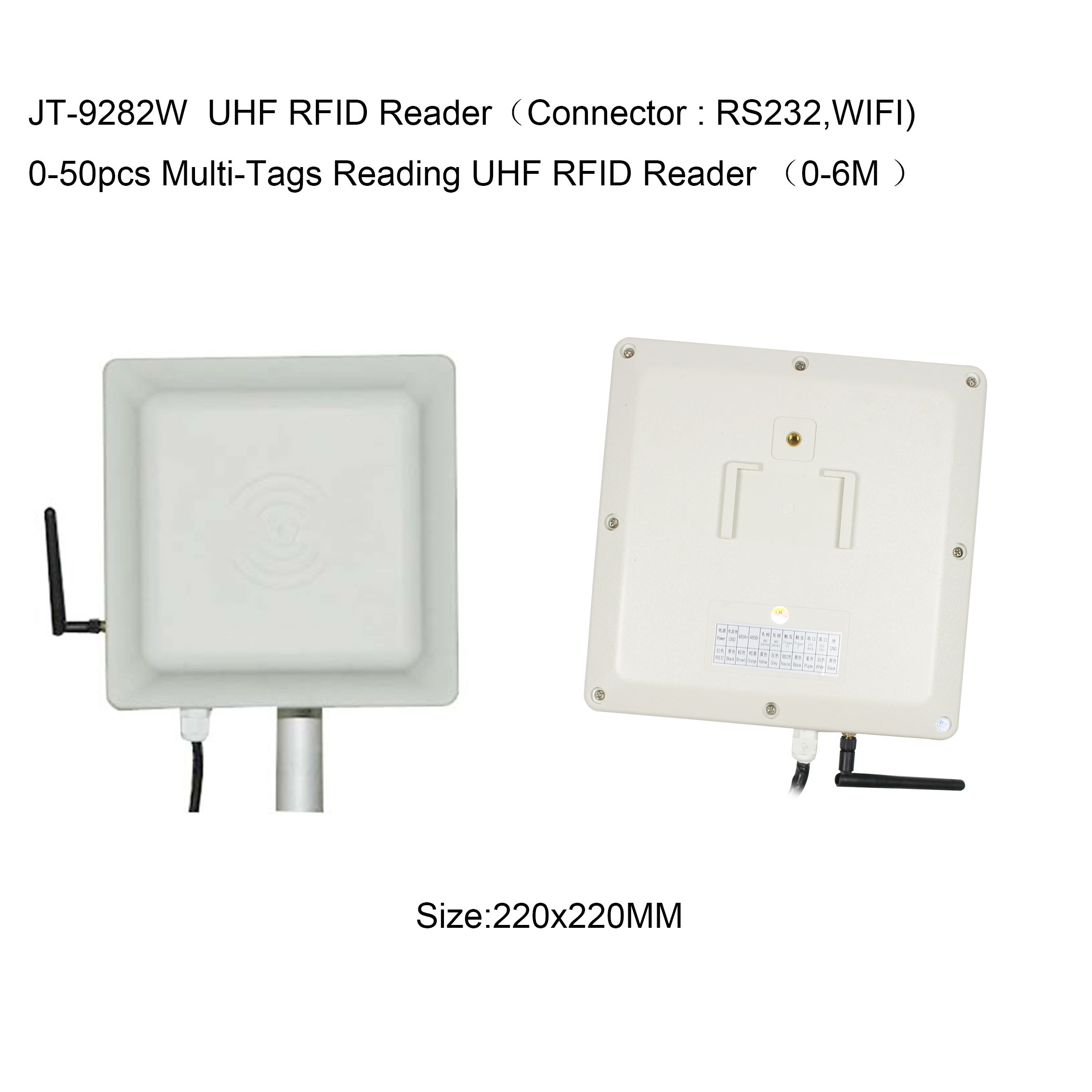 Lettore RFID UHF Impinj WIFI a medio raggio 902-928 MHz R2000 0-6 m