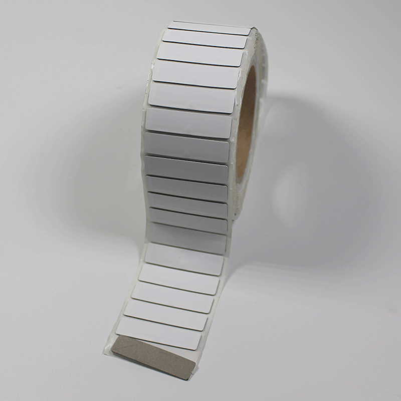 Etichetta RFID UHF antimetallo flessibile e stampabile ISO18000 6C 52x18 mm