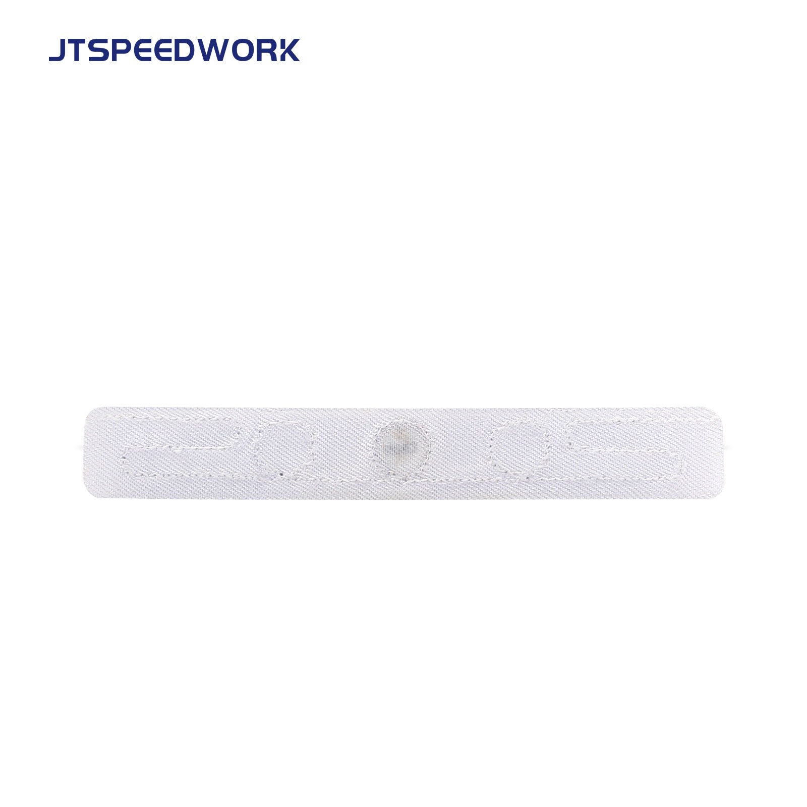 JT-F7010 Etichetta RFID lavabile per tessuti UHF da 70*10 mm, 860-960 MHz, per lavanderia.