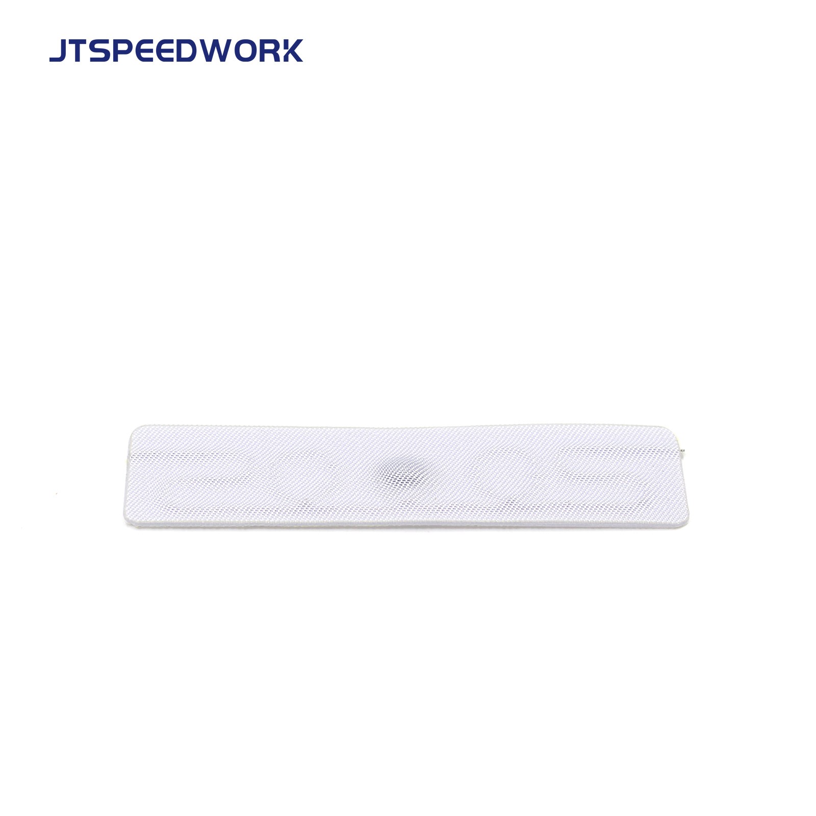 JT-F5815 Etichetta RFID lavabile per tessuti UHF da 58*15 mm, 860-960 MHz, per applicazioni tessili e lavanderia.