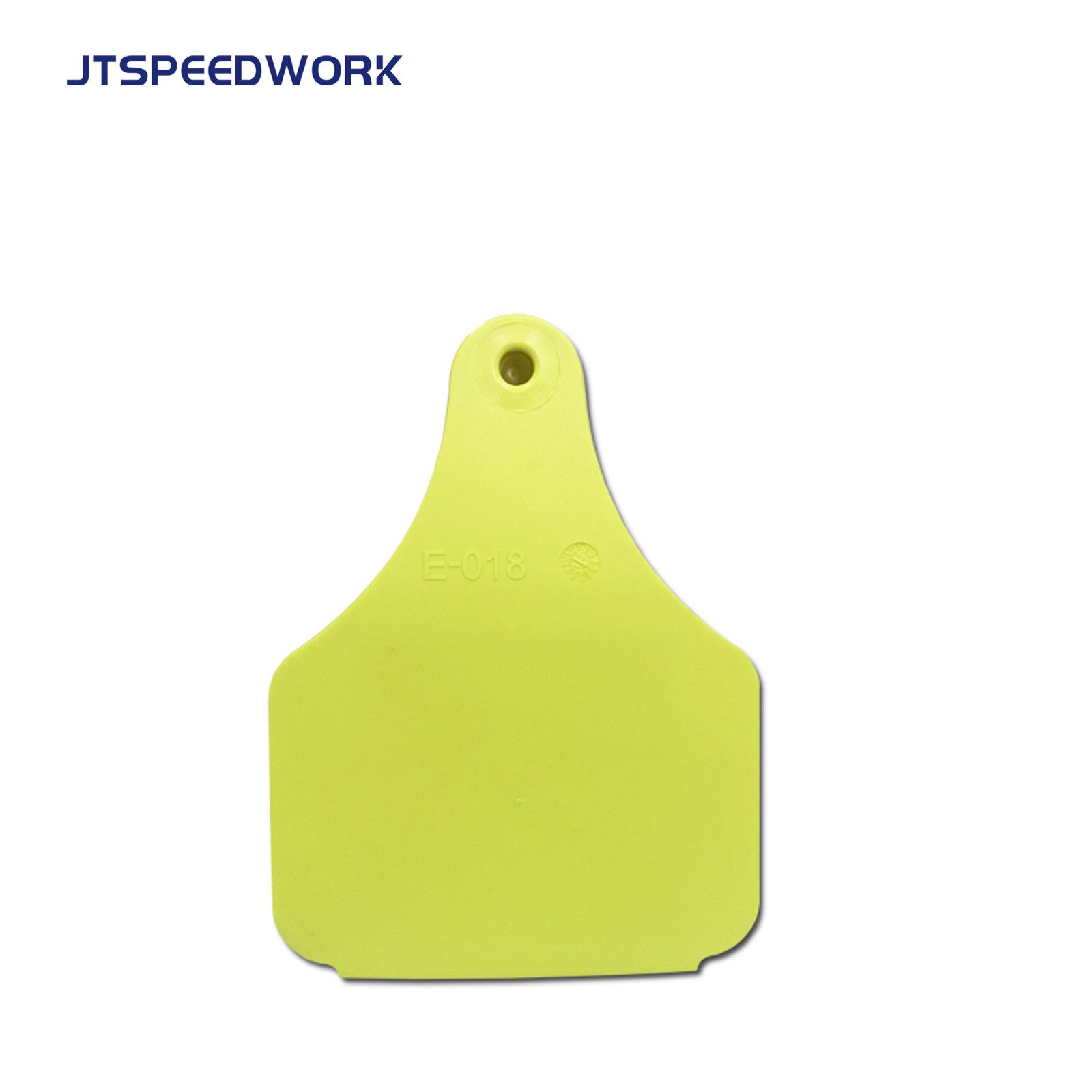 JT-E10080 Etichetta auricolare per animali da allevamento UHF RFID 100*75 mm per la gestione del bestiame.