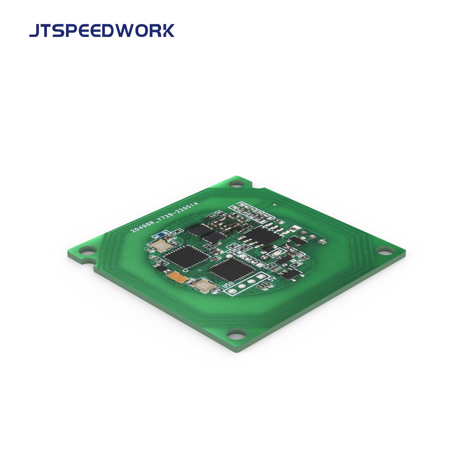 Modulo RFID HF mini JT-1550 da 13,56 MHz, conforme allo standard ISO14443A e al protocollo ISO 15693.
