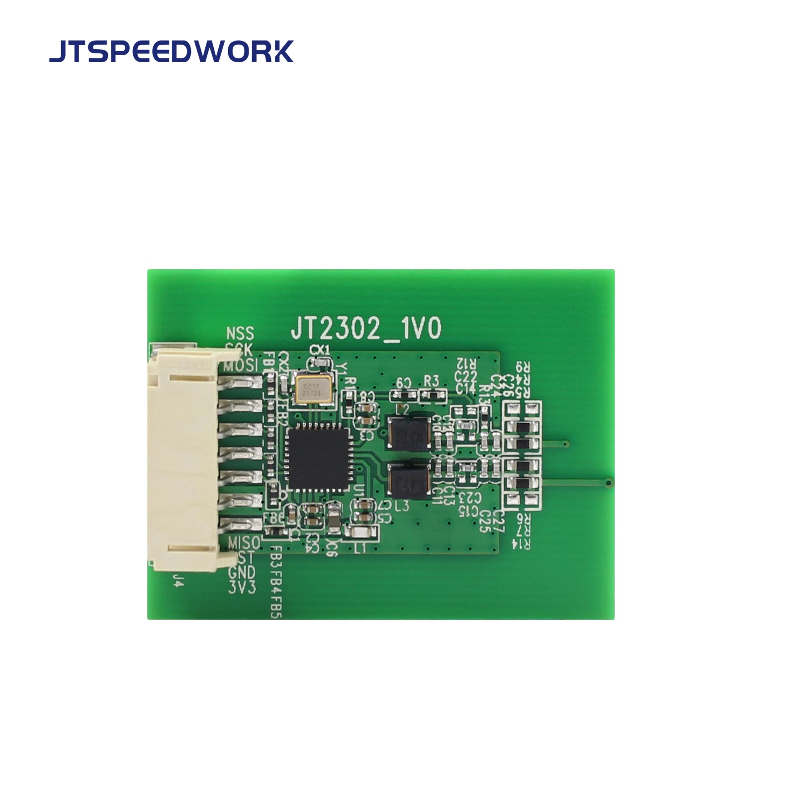 Modulo RFID JT-2302A da 13,56 MHz, conforme agli standard ISO14443A e ISO15693.