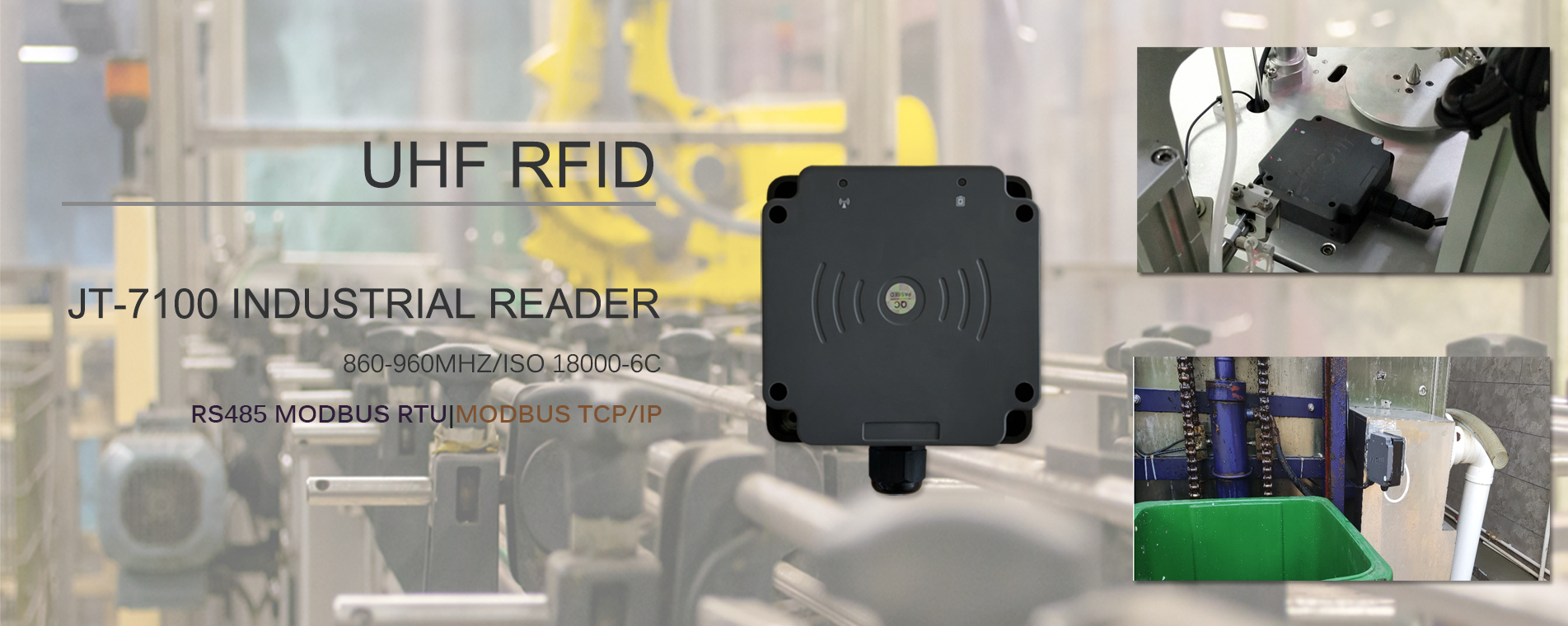 Lettore RFID UHF di livello industriale