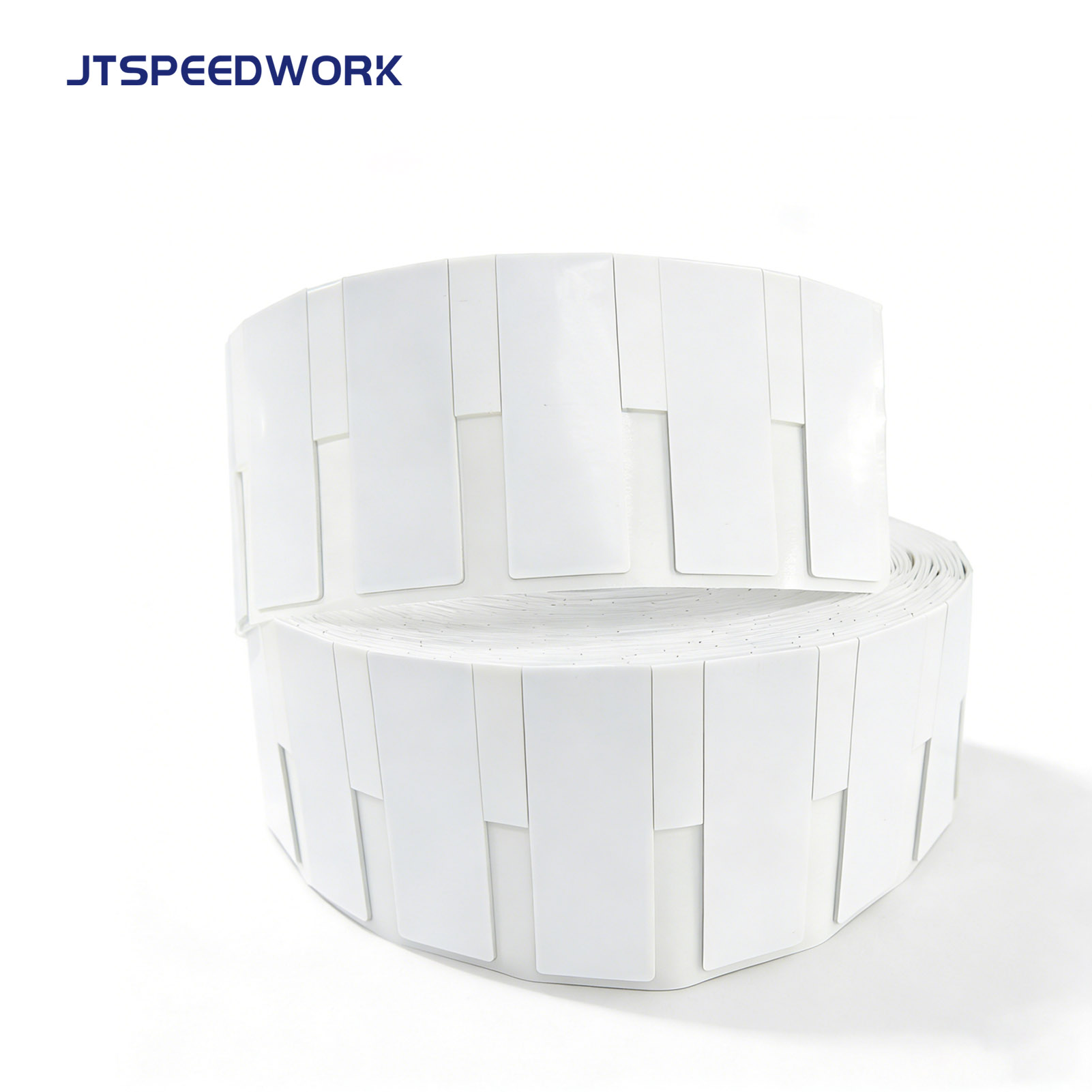 JT-K8025 80*25*1,26mm 860-960Mhz UHF Etichetta RFID flessibile stampabile su metallo Impinj Monza R6-P