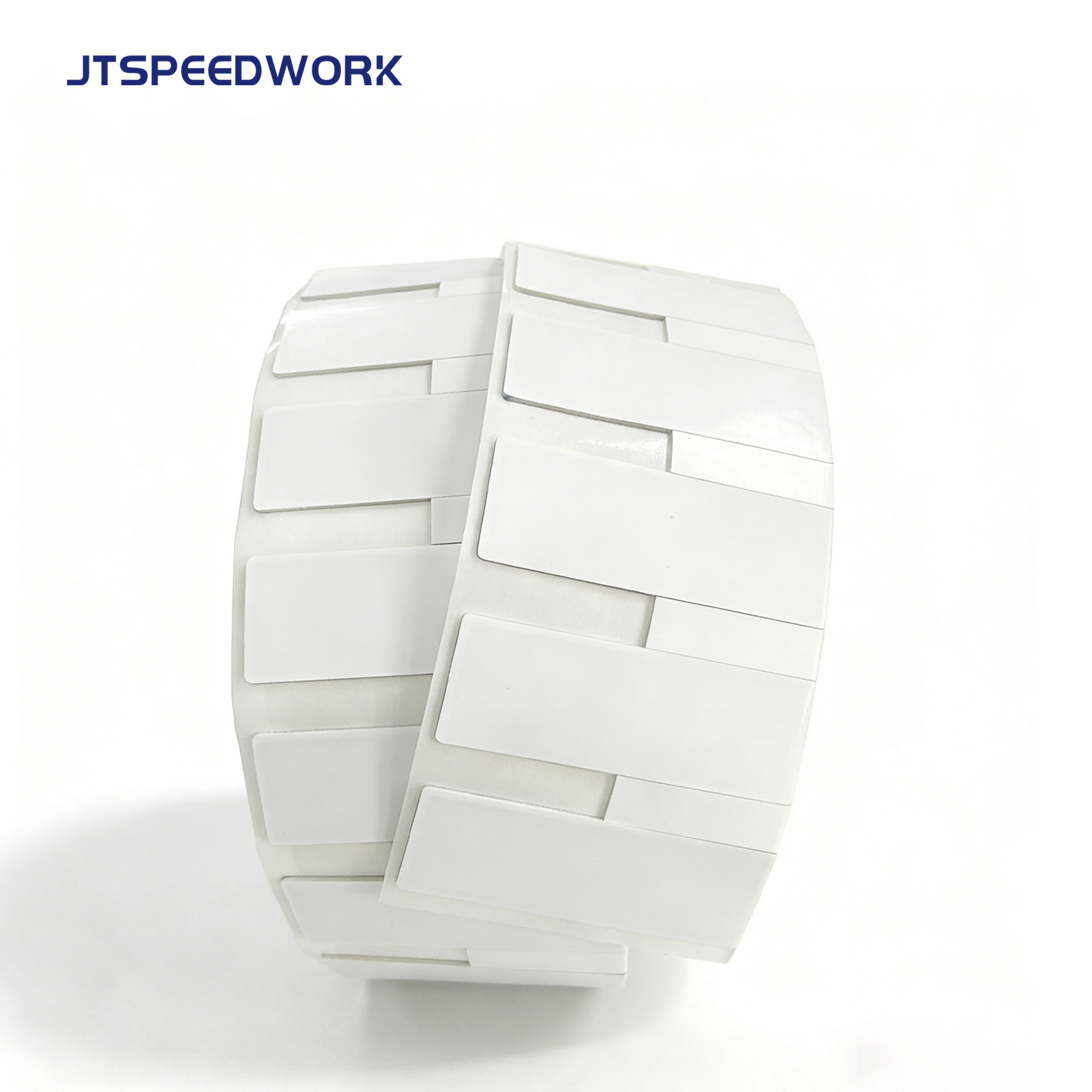 JT-K8025 80*25*1,26mm 860-960Mhz UHF Etichetta RFID flessibile stampabile su metallo Impinj Monza R6-P